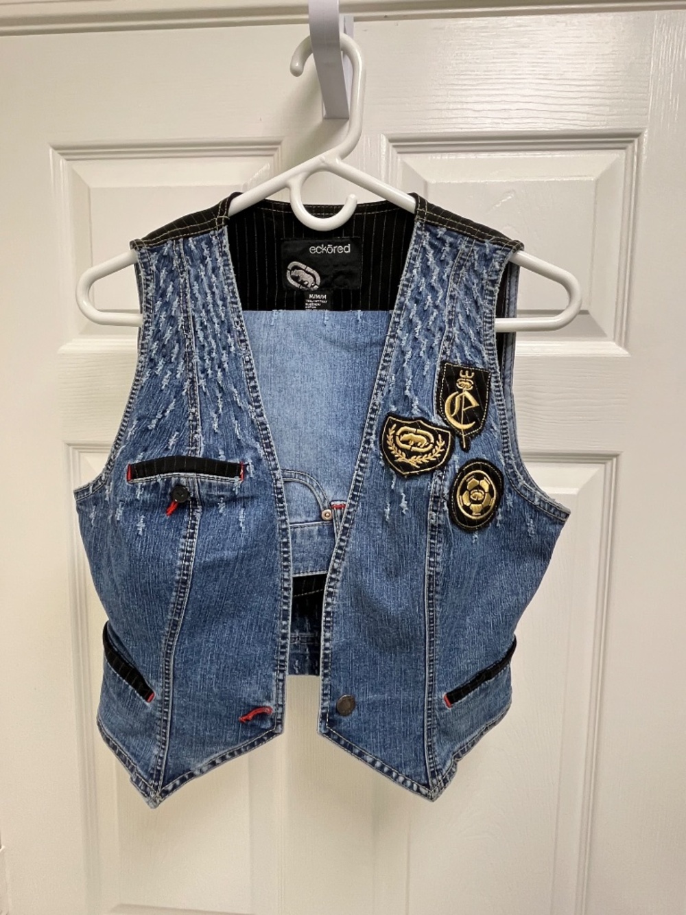 Eckored Women's Denim Vest (M/M/M) and Skirt 7